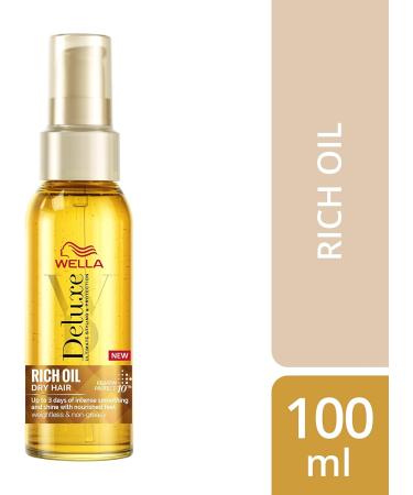 Wella Deluxe Rich Oil 100ml - Nourishing Hair Treatment for Beautiful Shine - Buy Online on GoSupps.com