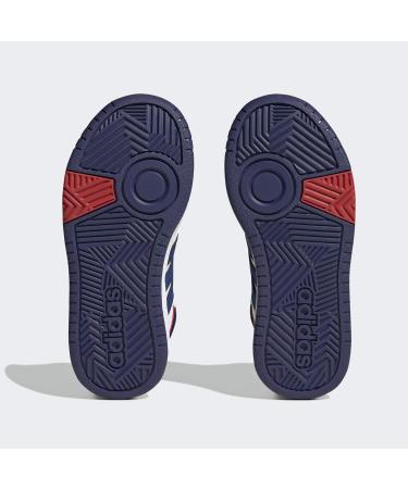 Buy adidas Unisex Kinder Hoops Mid Basketball Shoes 38 EU - Ftwr White Victory Blue & Better Scarlet | International Shipping Available - Buy Online on GoSupps.com