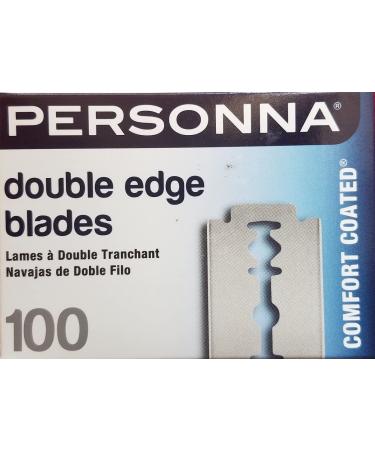 Personna Double Edge Razor Blades in White Wrapper 100 count