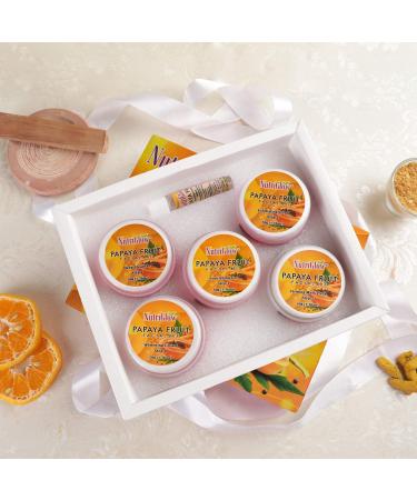 NUTRIGLOW Papaya Face Kit For Clearer Blemish-Free Skin Moisturized And Brighter Skin Fresh Appearance All Skin Types 260gm - Buy Online on GoSupps.com