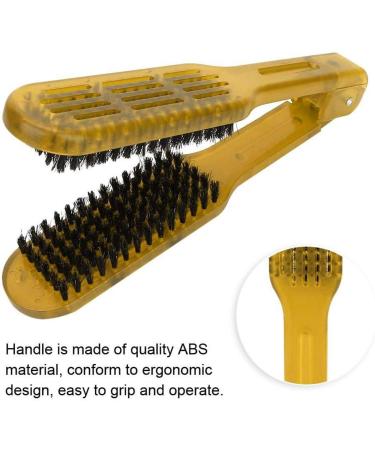 Plywood Comb Hair Straightener - V-Shape Styling Tool for Home & Barber Shops | International Shipping Available - Buy Online on GoSupps.com