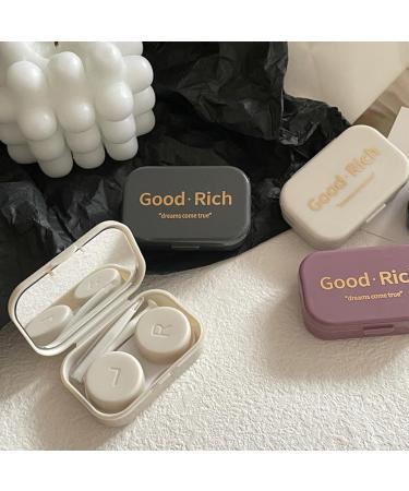 Bedartent Portable Contact Lens Containers - 4-Pack Travel Kit with Tweezers | Ideal for Outdoor Use in Various Colors - Buy Online on GoSupps.com