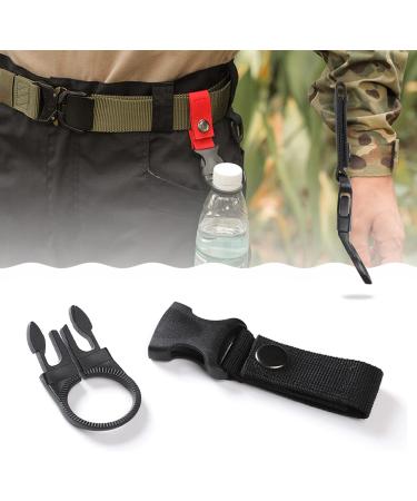 Thirei Water Bottle Holder Clip - 4 Pack Nylon Key Ring Clips with Belt Buckle for Camping & Hiking - Durable Black Outdoor Accessories - Buy Online on GoSupps.com