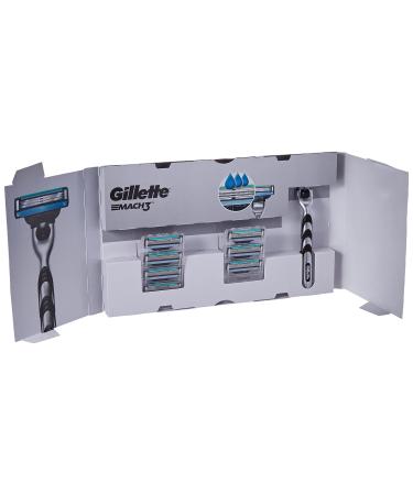 Gillette Mach3 razor with 7 razor blades letterbox-compatible packaging