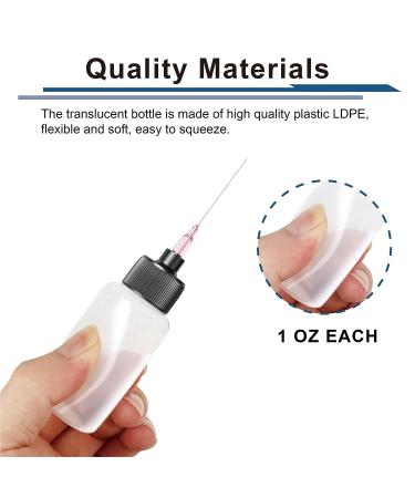 10 Pcs Needle Oiler 1 OZ LDPE Medical Grade Precision Gun Oil Bottle with 1.5 Inch Stainless Needle Tip - Ideal for Gun Oil, Knife Hinges, Glue - 10 Pcs-18G/21G - Buy Online on GoSupps.com