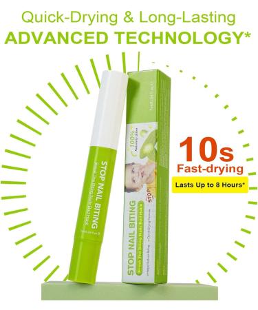 Shouxiut Nail Biting Prevention 7ml AntiNail Bite Prevention Pen Bitter Stop Sucking Habit Thumb Guard Natural Health Care for Travel Family Office Kids Teens - Buy Online on GoSupps.com