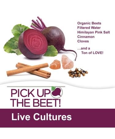 Beet Juice Kvass: Nitric Oxide Tonic with Live Cultures - 32oz Bottle | Supports Circulation, Blood Pressure & Gut Health | Reduces Sugar Cravings - Buy Online on GoSupps.com