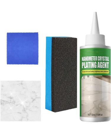 Crystal Plating Agent | Stone Crystal Plating Agent Granite Cleaner and Polish Tile Filler for Bathroom Floor Tiles Stone Polishing Agent Long-Lasting Polishing Iscork - Buy Online on GoSupps.com