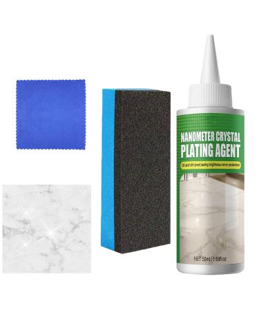 Stone Crystal Plating Agent - Marble Stain Remover Stone Crystal Coating Agent Coating of Stone Nanocrystals Stones and Crystals Plating Agent for Kitchen Cleaning Welts