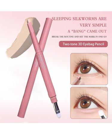 Eyebrow Pencils For Women Precision Double Ended Eyebrow Pencil Highlight Shadow Tool Beveled Point Applicator for Makeup Beauty Daily Party Social Girls Women 01 - Buy Online on GoSupps.com