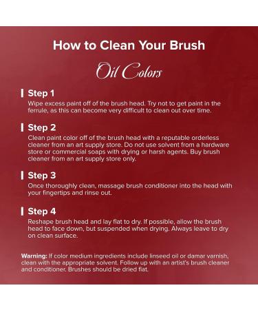 Silver Brush Limited 5519S Silver Mop Oval Brush - Short Handle Size 3/4 - Buy Online on GoSupps.com