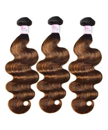 Beauty Forever Ombre Highlight Brazilian Body Wave Virgin Hair 3 Bundles - 16/18/20 Inch FB30 Highlight Color - Buy Online on GoSupps.com