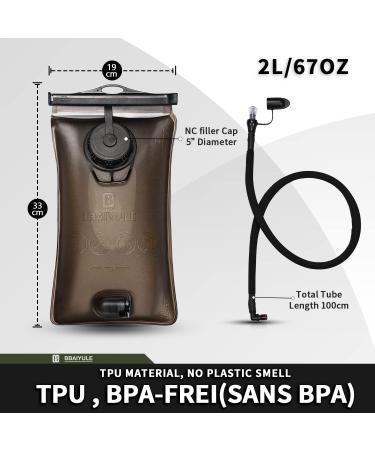 Buy BBAIYULE BPA-Free Drinking Bladder 2L/3L - Insulated Water Bag with Dual Openings | Tasteless Hydration System for Outdoor Adventures - Buy Online on GoSupps.com