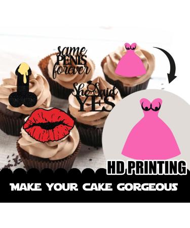 S-Cp-1037Ice Cream Fruit Dessert Cupcake Topper Colorful Glitter Happy Birthday Sensory Pop Game Theme Decor Supplies Baby Shower Boys Girls Birthday Party Decorations - Buy Online on GoSupps.com