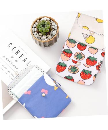 Healeved Menstration Crustation Lobster 4pcs Napkin Storage Bag Menstration Crustation Lobster Feminine Menstruation Bag s Coin Holder Canvas Stand Makeup Brush Container Nursing Pad Bag - Buy Online on GoSupps.com