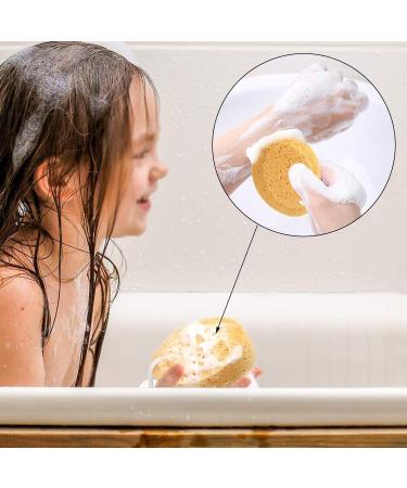 Soft Bathing Sponge Set 6 Gentle Foam Shower Sponges for Men Women & Kids Perfect Peeling Body Cleaning Accessories - Buy Online on GoSupps.com
