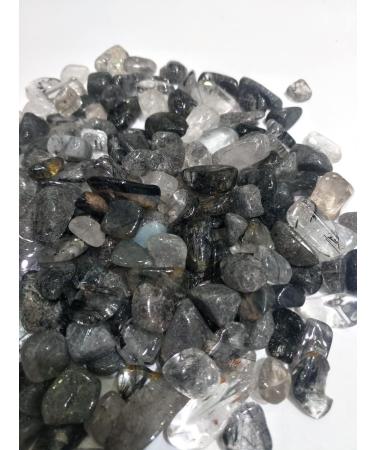 Natural Crystal Rough 200g Bulk Natural Polished Natural Black Hair Crystals Stone Gemstone Rough Crystal Tumbled Stones for Sale - Buy Online on GoSupps.com
