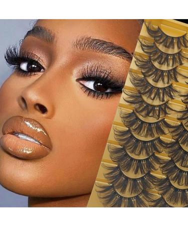 25MM Fluffy Mink False Eyelashes - 30 Pairs in 6 Styles - Dramatic 5D Full Volume Wispy & Curly - Wholesale by BEFACL - Buy Online on GoSupps.com