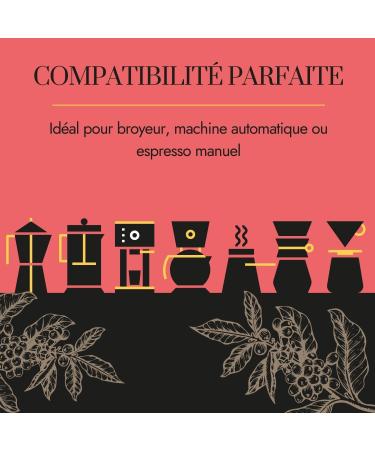  cafe bonnac Presto Gusto Italiano Ground Coffee 1kg | Arabica/Robusta | Intense Italian Taste | Notes of Cocoa and Hazelnut | French Artisan Roast | Compatible with Filter French Press & Gentle Brewing Methods - Buy Online on GoSupps.com