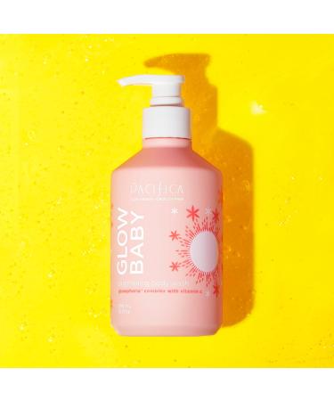 Pacifica Beauty Glow Baby Brightening Body Wash - Vitamin C Niacinamide Kakadu Plum - Hydrating Vegan Bath Gel - 12 fl oz - Buy Online on GoSupps.com
