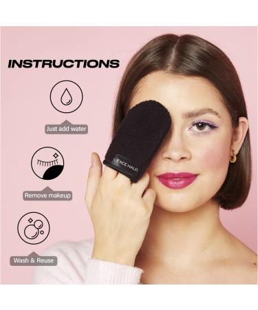 Face Halo X Precision Makeup Remover Wipes | Reusable Microfiber Mini Towel (4-Pack) - Buy Online on GoSupps.com
