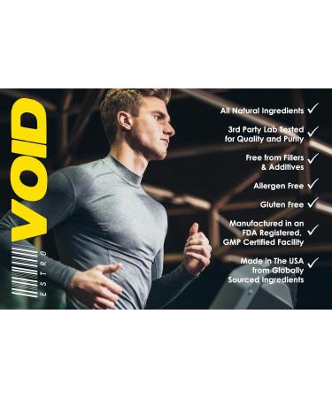 VH Nutrition ESTROVOID | Max Strength Estrogen Blocker for Men | 1500mg Natural Aromatase Inhibitor with DIM Longjack Ashwagandha & More - Buy Online on GoSupps.com