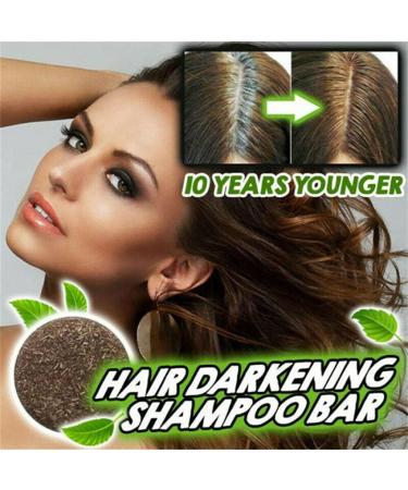 Hair Darkening Shampoo Bar Organic Hair Darkening Shampoo Soap Hira Shouwu Darkening Shampoo Bar Darkening Shampoo Bar for Hair Care Nourishes and Moisturizes Hair for All Hair Types 1 PCS - Buy Online on GoSupps.com