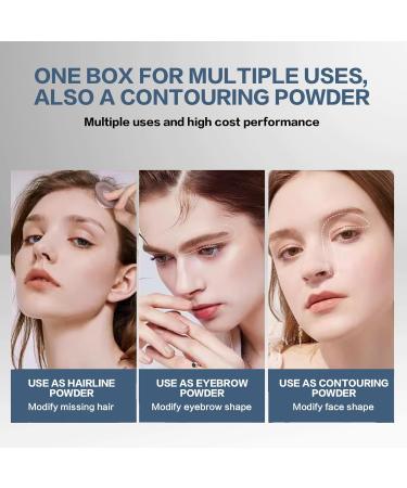 Approach Powder for Men & Women - Dark Gray Hair Sealing Base Powder with Mirror Sponge | Hair Attachment & Shading Concealer for Thin Hair - Buy Online on GoSupps.com