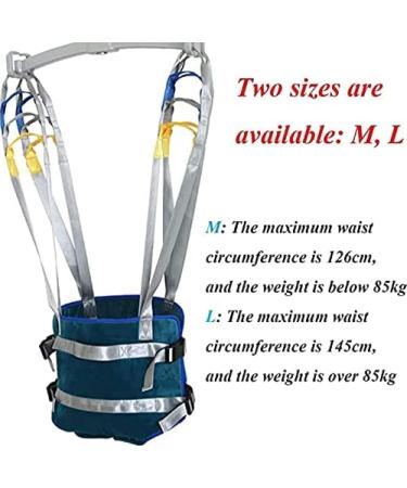Standing Walking Sling Rehabilitation Aid Gait Training Device Adjustable Waist Design Medical Disabled Full Body Sling for Elderly & Disabled L - Buy Online on GoSupps.com