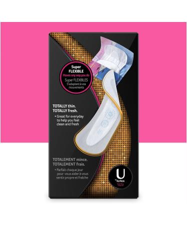 U by Kotex Barely There Liners - Light Absorbency, Unscented, 100 Count - Buy Online on GoSupps.com