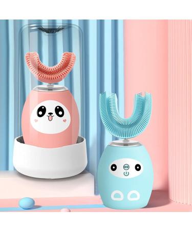 Clenp Electric Children's Toothbrush - 360 Cleaning Cartoon Design 3 Modes Ultrasound Blue 1 Pack - Buy Online on GoSupps.com