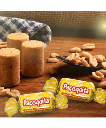Pa oquita Chewy Candy - Peanut Toffee Candy - Brazilian Peanut Candy - Bulk Candy by Lecsa Specialty Snacks (120g) - Buy Online on GoSupps.com