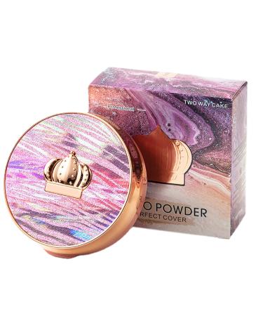 higyee Oil Control Facial Pressed Powder Double Layer Long Lasting Finish Mineral Powder Long Lasting Finish Mineral Powder Long Lasting Coverage Foundation for Radiant Natural Natural Skin