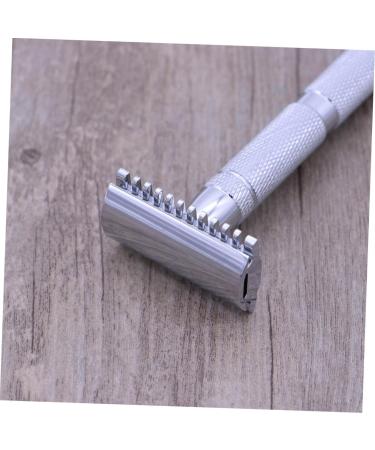 Frcolor 2-Pack Men's Double-Head Steel Razors with Wooden Handle - Premium Shaving Experience - Buy Online on GoSupps.com