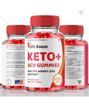 Life Boost Keto ACV Gummies - Advanced Weight Loss Supplement (5 Pack) - Buy Online on GoSupps.com