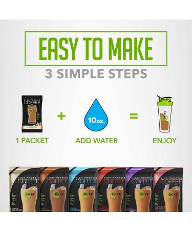 Chike High Protein Iced Coffee Sampler Pack 20 G Protein 2 Shots Espresso 1 G Sugar Keto Friendly and Gluten Free 6 Single Serve Packets (packaging may vary) - Buy Online on GoSupps.com