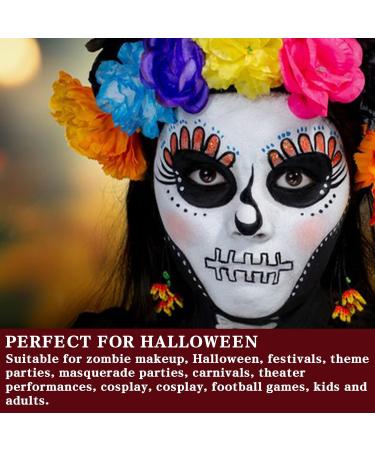 6 Colors Face Body Paint Palette - Washable Halloween SFX Makeup for Cosplay & Costume Accessories | Clown Vampire Bruise | #03 - Buy Online on GoSupps.com