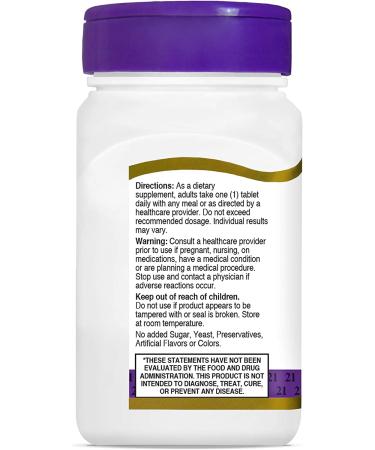Buy 21st Century Alpha Lipoic Acid 50mg - 90 Tablets for Antioxidant Support - Buy Online on GoSupps.com