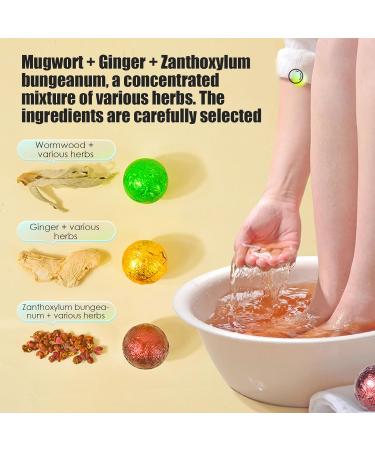 Ginger Foot Soak - 10pcs Instant Feet Spa Soak For Relaxing - Foot Care Products For Dry Cracked Athletes Foot Stubborn Foot Odor Scent Tired Feet Fukamou - Buy Online on GoSupps.com