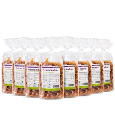 Protein Pasta - New Recipe - 61% Protein - Only 15% Carbohydrates - Protein Pasta - Premium Quality (8 x 250g) 250 g (Pack of 8)
