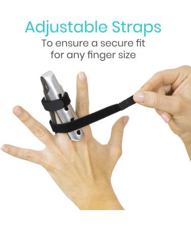 Vive Aluminum Finger Splint Set (3 PCS) - Trigger Finger Support for Middle, Pinky, Ring Fingers & Thumb Left/Right Hand Immobilizer for Dislocated Thumb - Metal Stabilizer with Foam Padding - Buy Online on GoSupps.com