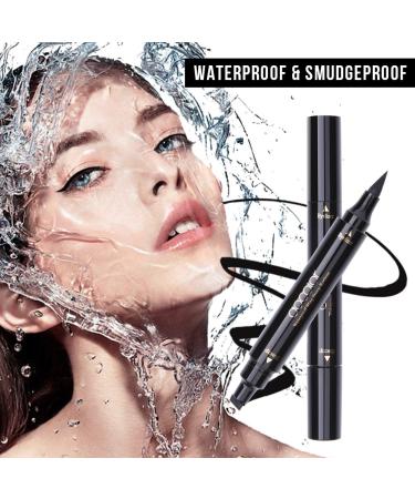 Docolor Double-sided Liquid Eyeliner Stamp - Waterproof & Smudgeproof Winged Eye Liner Pen | Long Lasting Formula - 1 Piece - Buy Online on GoSupps.com