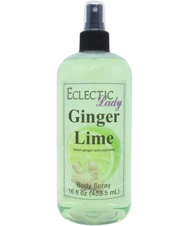 Ginger Lime Body Spray 16 ounces Body Mist for Women with Clean Light & Gentle Fragrance Long Lasting Perfume with Comforting Scent for Men & Women Cologne with Soft Subtle Aroma For Daily Use 16 Fluid Ounces