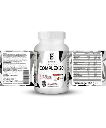 Complex20 Day Formula with Cayenne & L-Carnitine Metabolism Boost with Ginger & Vitamin B6 Made in Germany | International Shipping Available - Buy Online on GoSupps.com