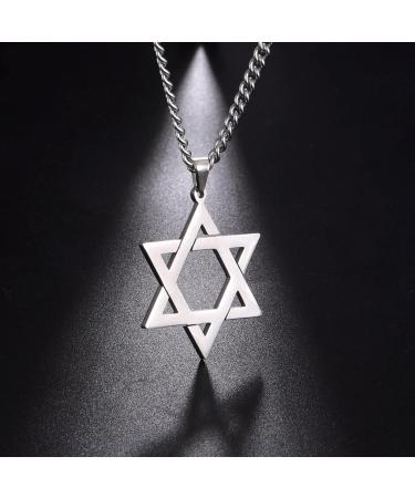 Oralgos Fashionable Hexagonal Star Chain | Chic Stainless Steel Collarbone Jewelry for Fashionistas - Buy Online on GoSupps.com