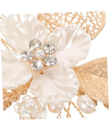 Mikinona Gold Leaf Side Comb Wedding Bride Headpiece Decorative Hair Combs Girl Headpiece Comb for Bridesmaid Hair Comb for Bride Hair Comb for Side Comb Headpiece Hair Comb Clip - Buy Online on GoSupps.com