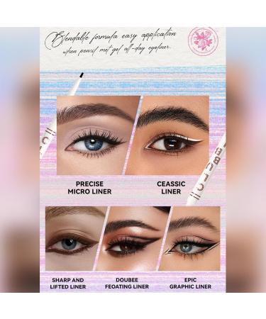 Eye pencil 4Piece Smudge Resistant Makeup Set Long Lasting Gel Eye Pencil MakeupFor Daily Use Travel Party Work Sports Outdoor And Birthday - Buy Online on GoSupps.com