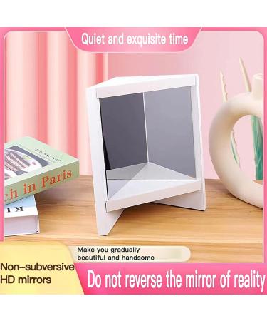 GORS Non-Mirror Makeup Mirror - True Reflection without Reversal (White) - Buy Online on GoSupps.com