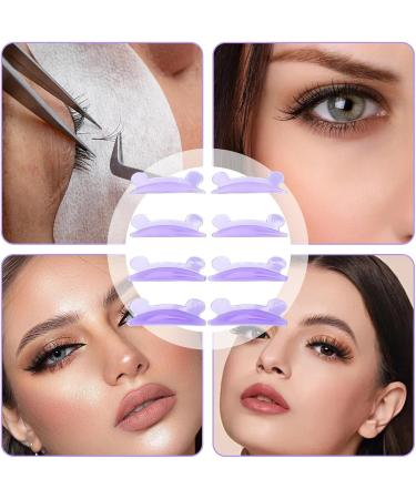 Eyelash Perm Pads | 4 Pairs Bear Style Silicone Lash Silicon Pad - Reusable Soft Lash Lift Rods Silicone Lash Curler Pad in 4 Sizes for Different Length Eyelashes Lifting - Buy Online on GoSupps.com