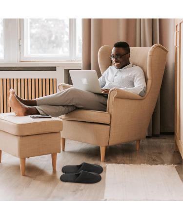 Healvian 10 Pairs Disposable Hotel Slippers for Guests | Unisex Spa & Home Shoe Size Perfect for Hotels - Buy Online on GoSupps.com